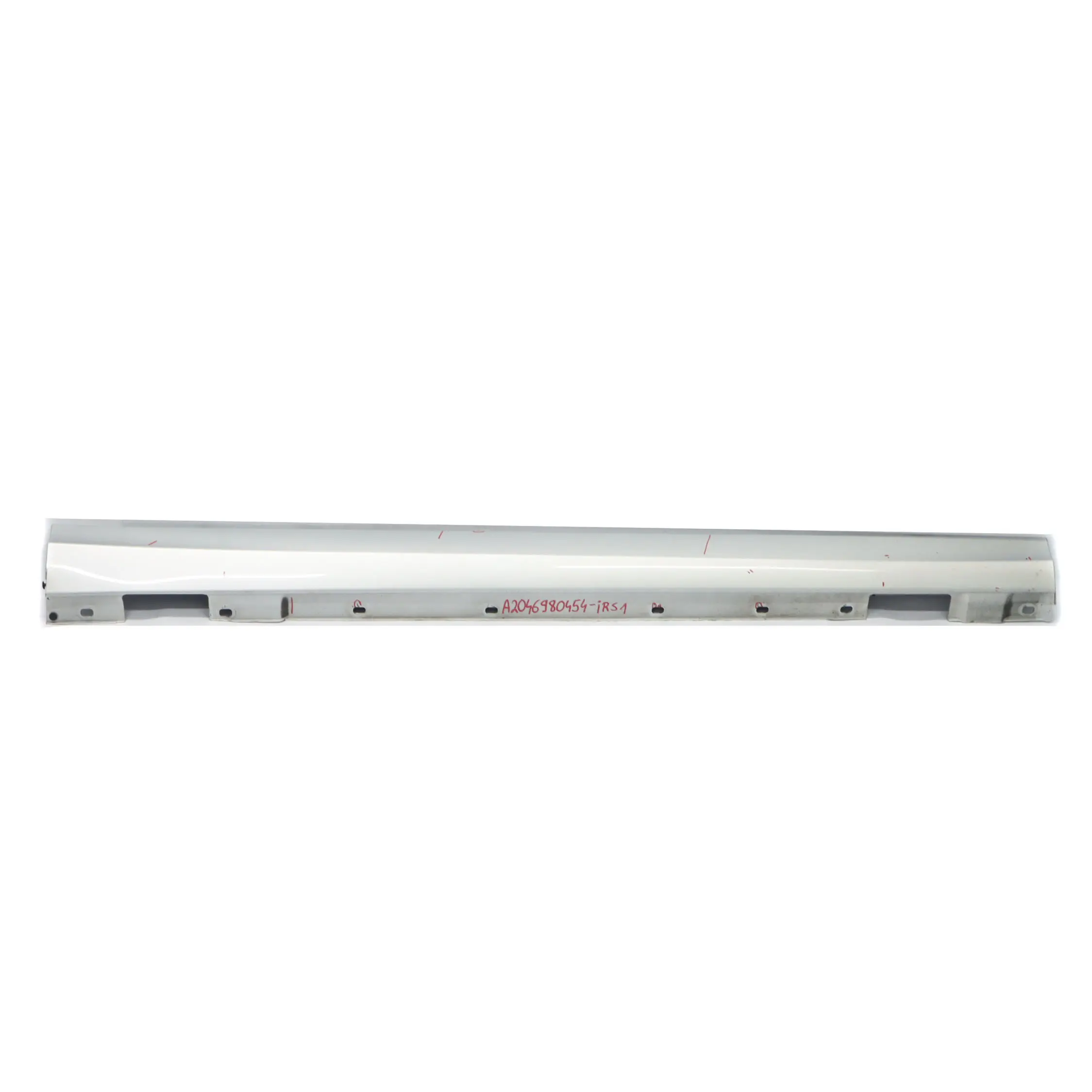 Faldón lateral Mercedes W204 Cubre umbral de puerta derecho Iridium Silver - 775