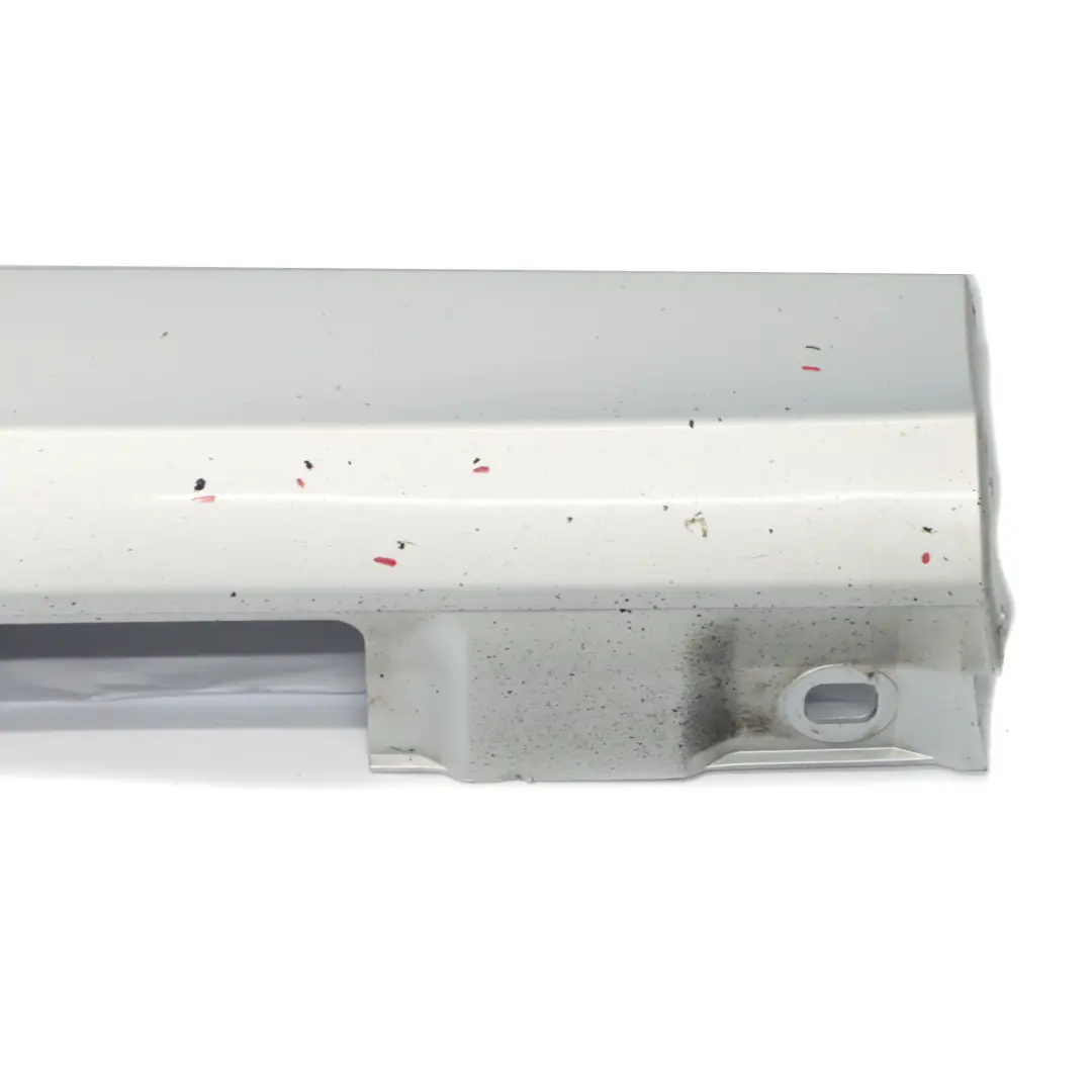 Mercedes W204 Side Skirt Door Sill Cover Right O/S Iridium Silver Metallic - 775 - SKU A2046980454-IRS2 - Part number A2046980454