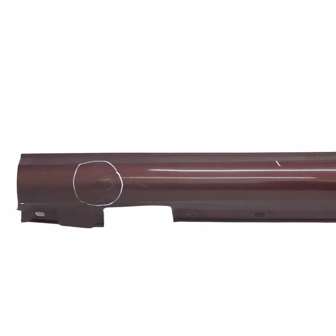 Mercedes W204 Side Skirt Cover Door Sill Panel Left N/S Carneol Red - 544 - SKU A2046981354-CR - Part number A2046981354