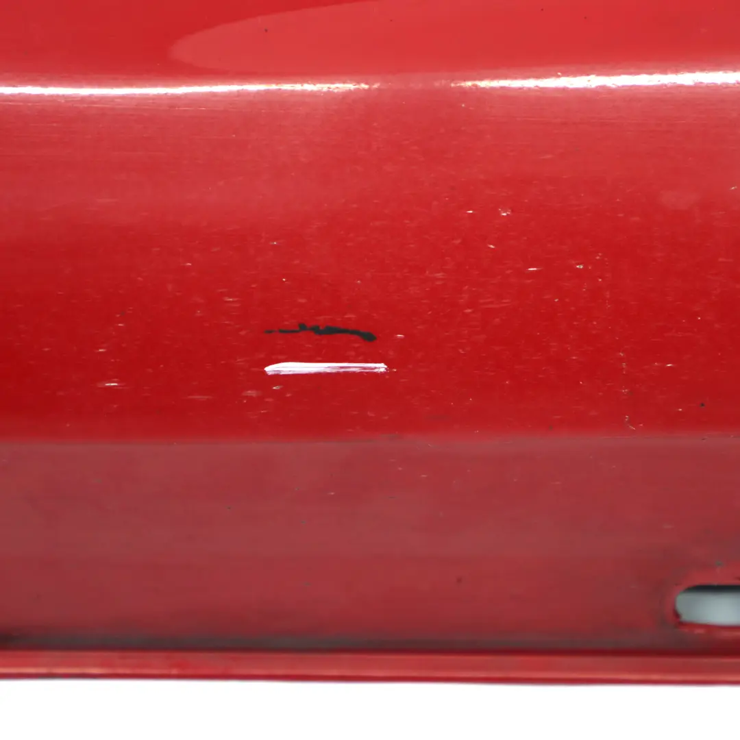 Mercedes W204 Side Skirt Cover Door Sill Panel Left N/S Fire Opal Red - 590 - SKU A2046981354-FUP - Part number A2046981354