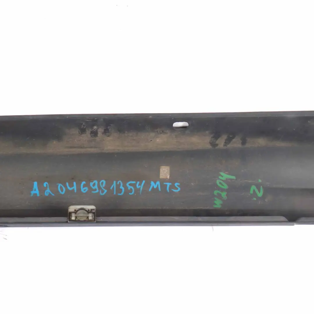 Side Skirt Cover Door Sill Panel Left N/S Magnetite Black - 183 to Mercedes W204 with Part number A2046981354 Mercedes W204 Side Skirt Cover Door Sill Panel Left N/S Magnetite Black - 183 - SKU A2046981354-MTS - Part number A2046981354