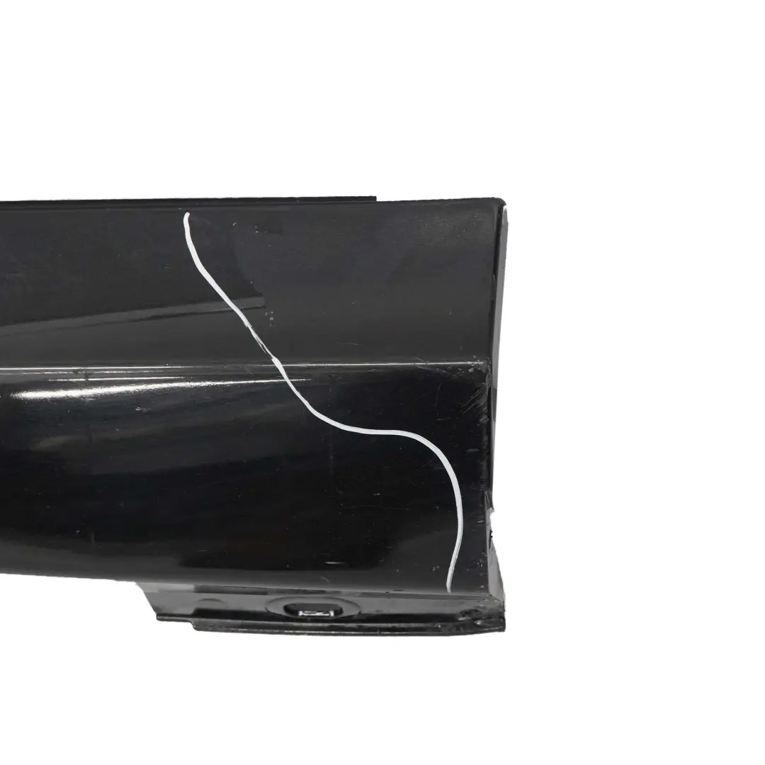 Mercedes W204 Side Skirt Cover Door Sill Panel Left N/S Obsidian Black - 197 - SKU A2046981354-OB1 - Part number A2046981354
