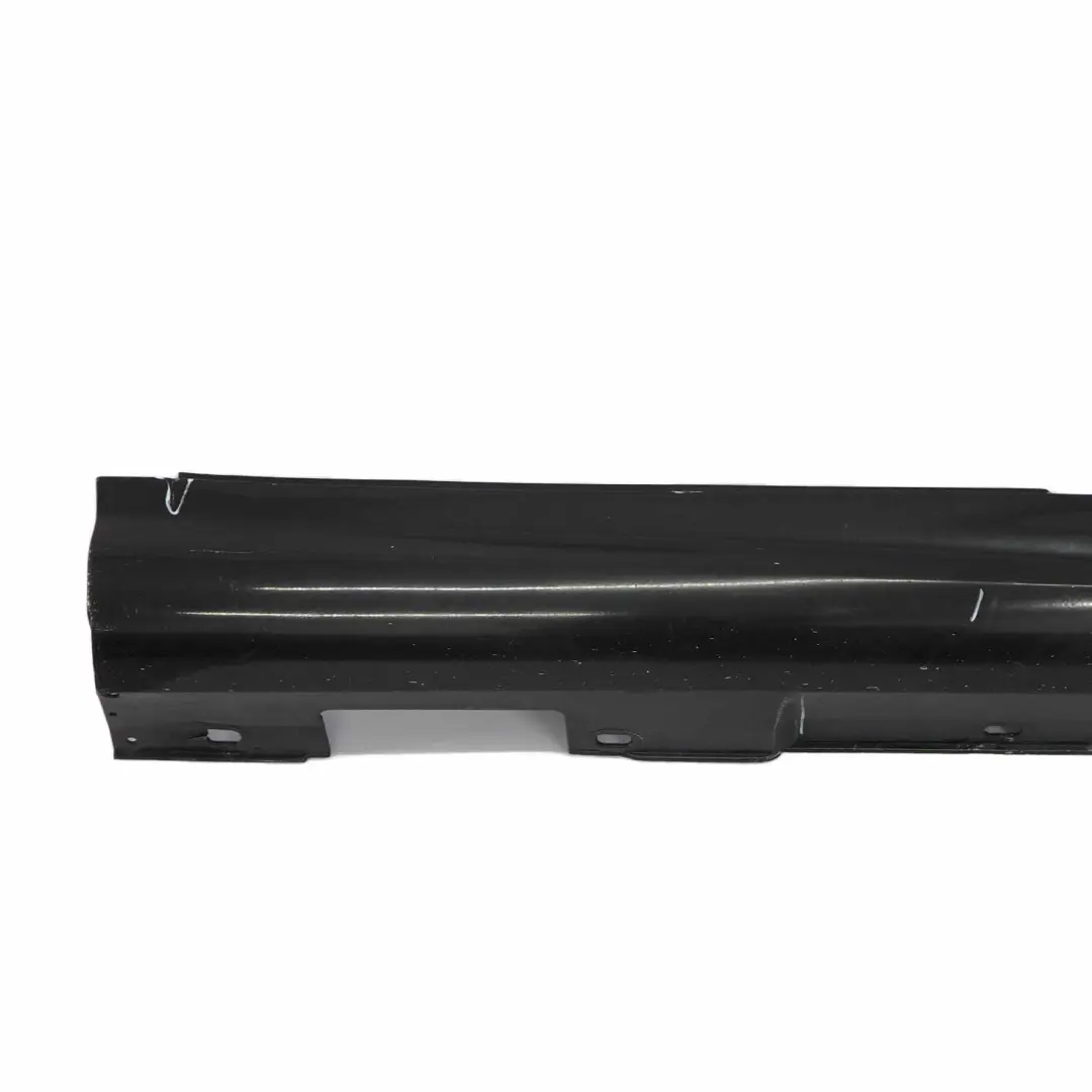 Mercedes W204 Side Skirt Cover Door Sill Panel Left N/S Obsidian Black - 197 - SKU A2046981354-OB2 - Part number A2046981354