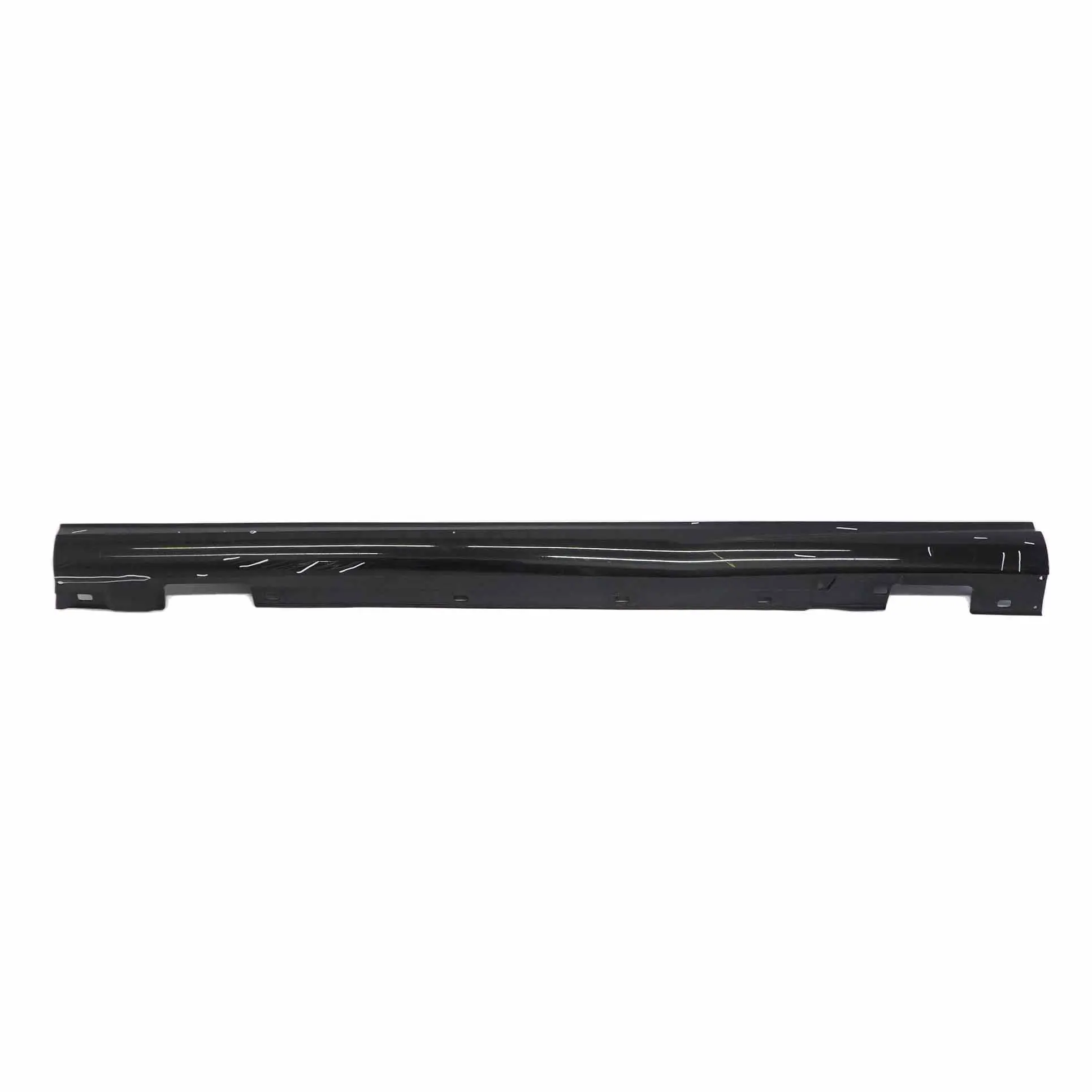 Mercedes W204 Bas de Porte Couverture Seuil Gauche Obsidian Black Noir - 197