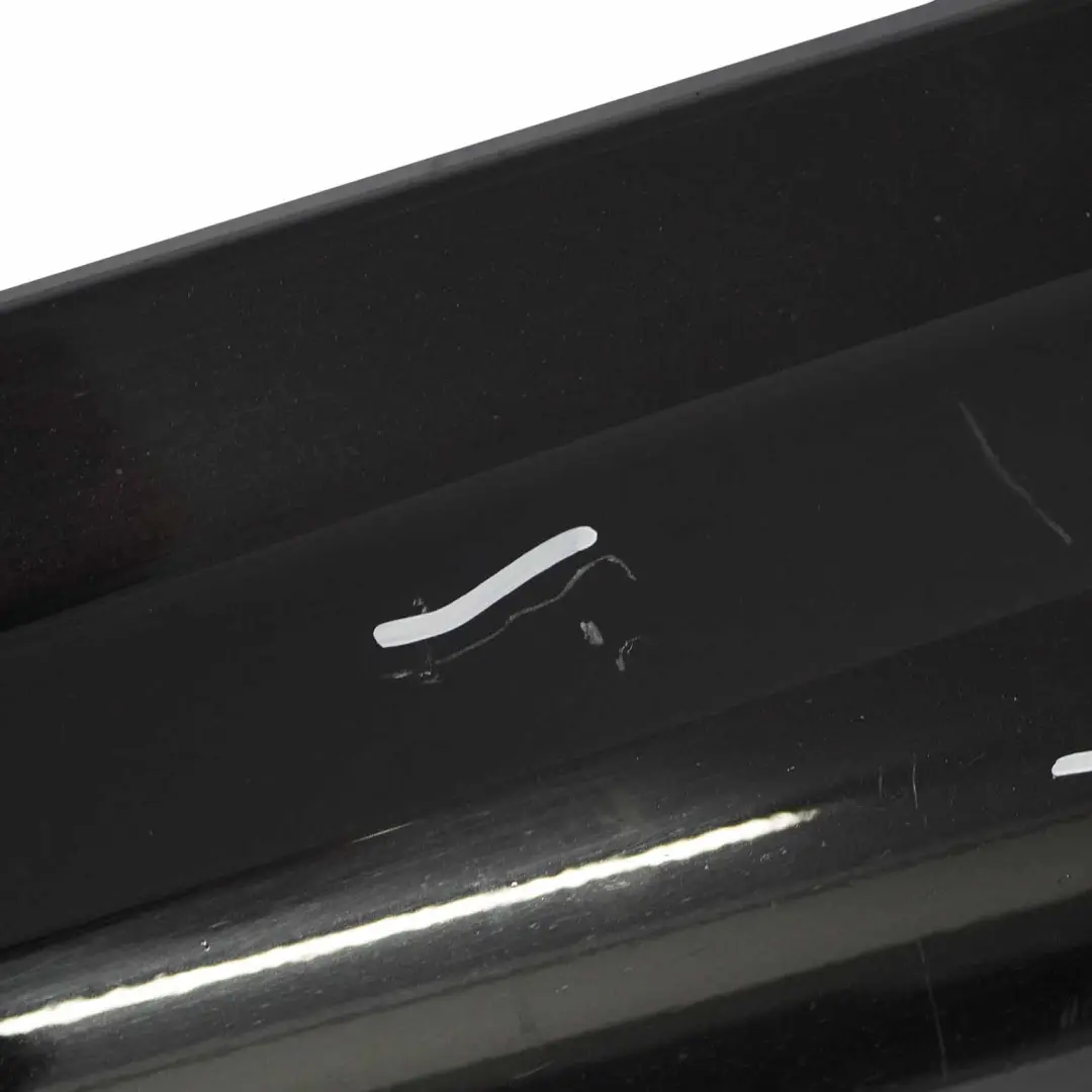 Mercedes W204 Side Skirt Cover Door Sill Panel Left N/S Obsidian Black - 197 - SKU A2046981354-OB3 - Part number A2046981354