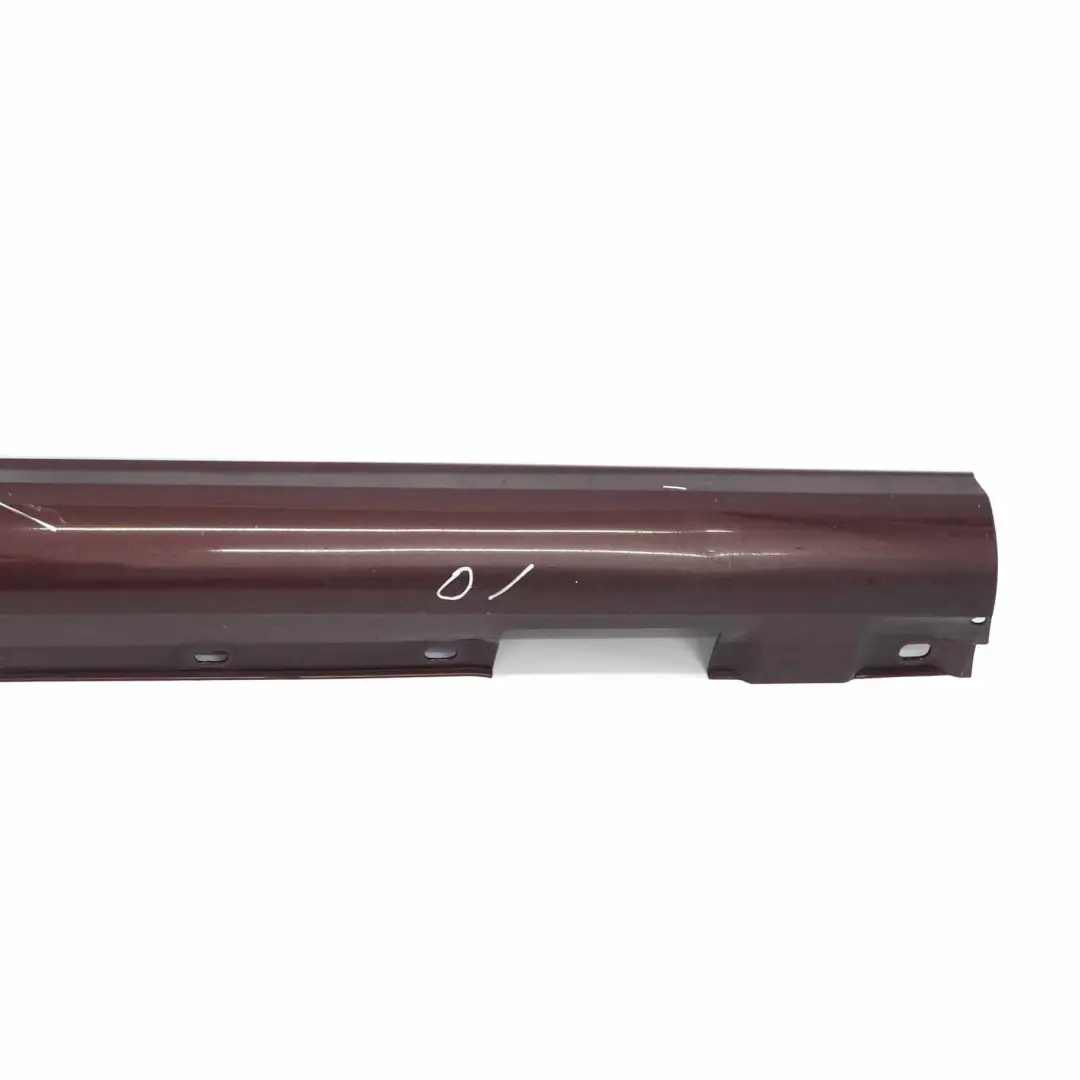 Mercedes W204 Side Skirt Cover Door Sill Panel Right O/S Carneol Red - 544 - SKU A2046981454-CR - Part number A2046981454