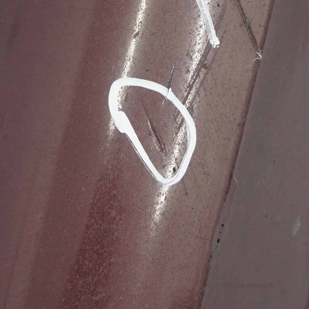 Mercedes W204 Side Skirt Cover Door Sill Panel Right O/S Carneol Red - 544 - SKU A2046981454-CR - Part number A2046981454