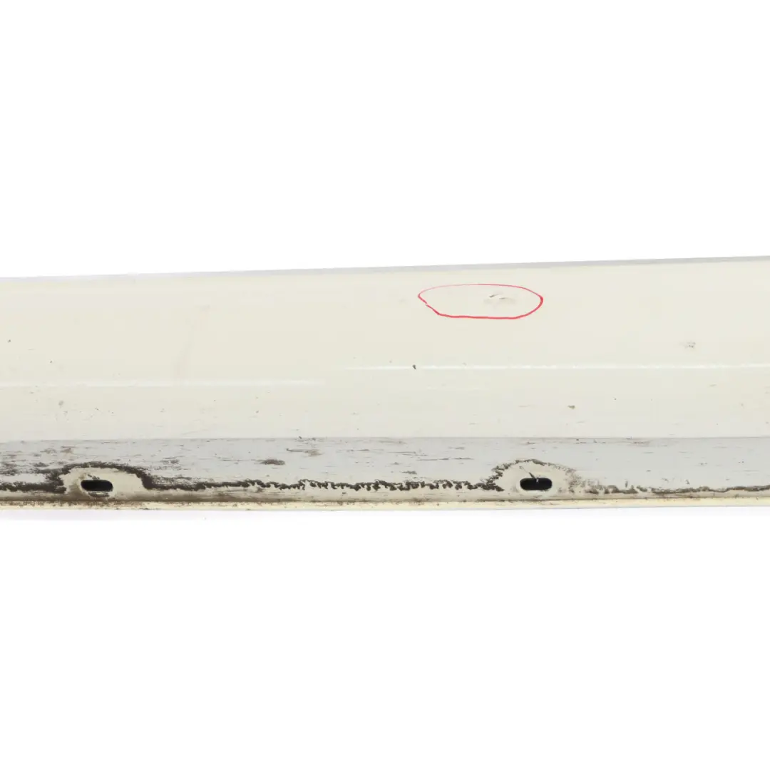 Door Sill Side Cover Skirt Right O/S Calcite White - 650 to Mercedes W204 with Part number A2046981454 Mercedes W204 Door Sill Side Cover Skirt Right O/S Calcite White - 650 - SKU A2046981454-CW - Part number A2046981454