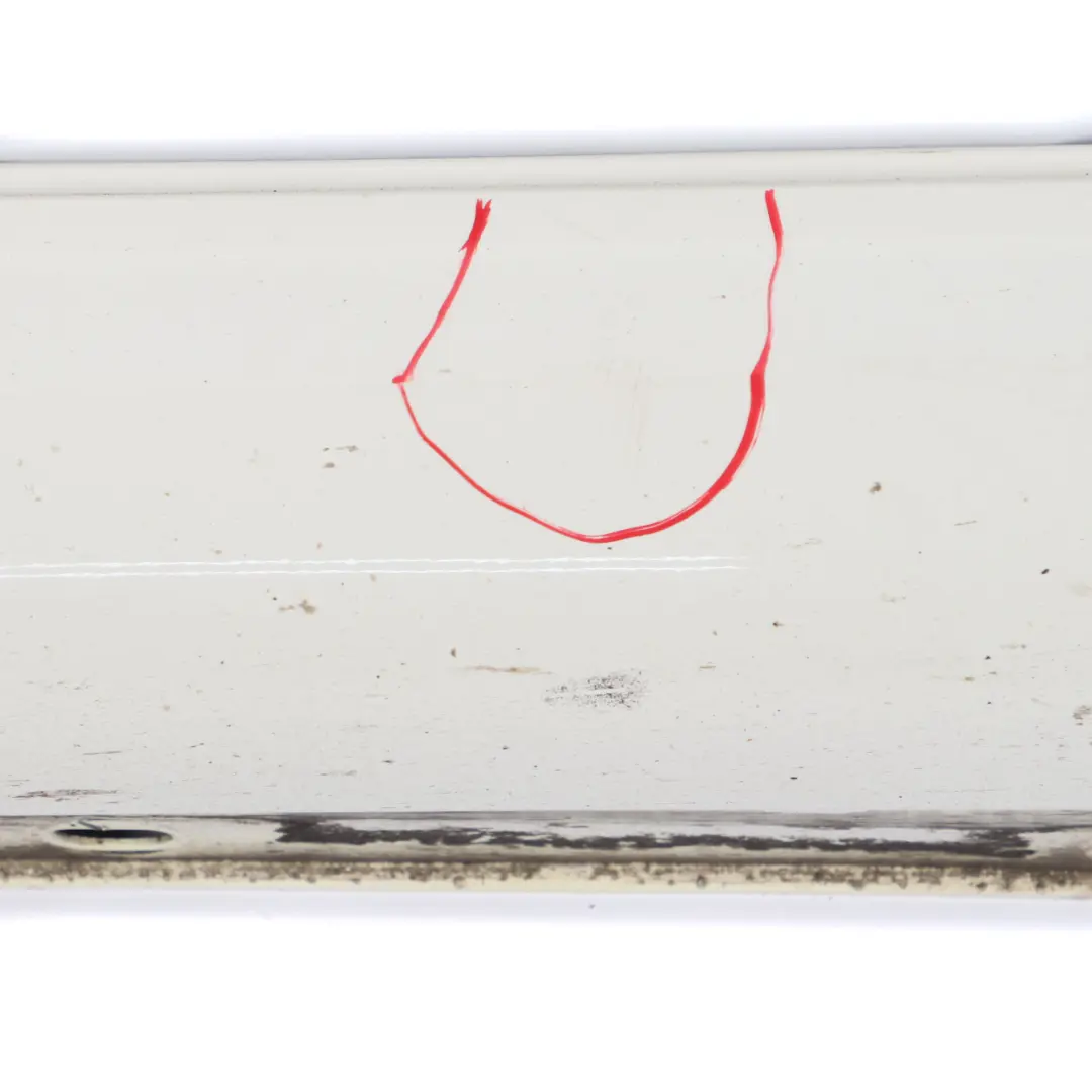 Door Sill Side Cover Skirt Right O/S Calcite White - 650 to Mercedes W204 with Part number A2046981454 Mercedes W204 Door Sill Side Cover Skirt Right O/S Calcite White - 650 - SKU A2046981454-CW - Part number A2046981454