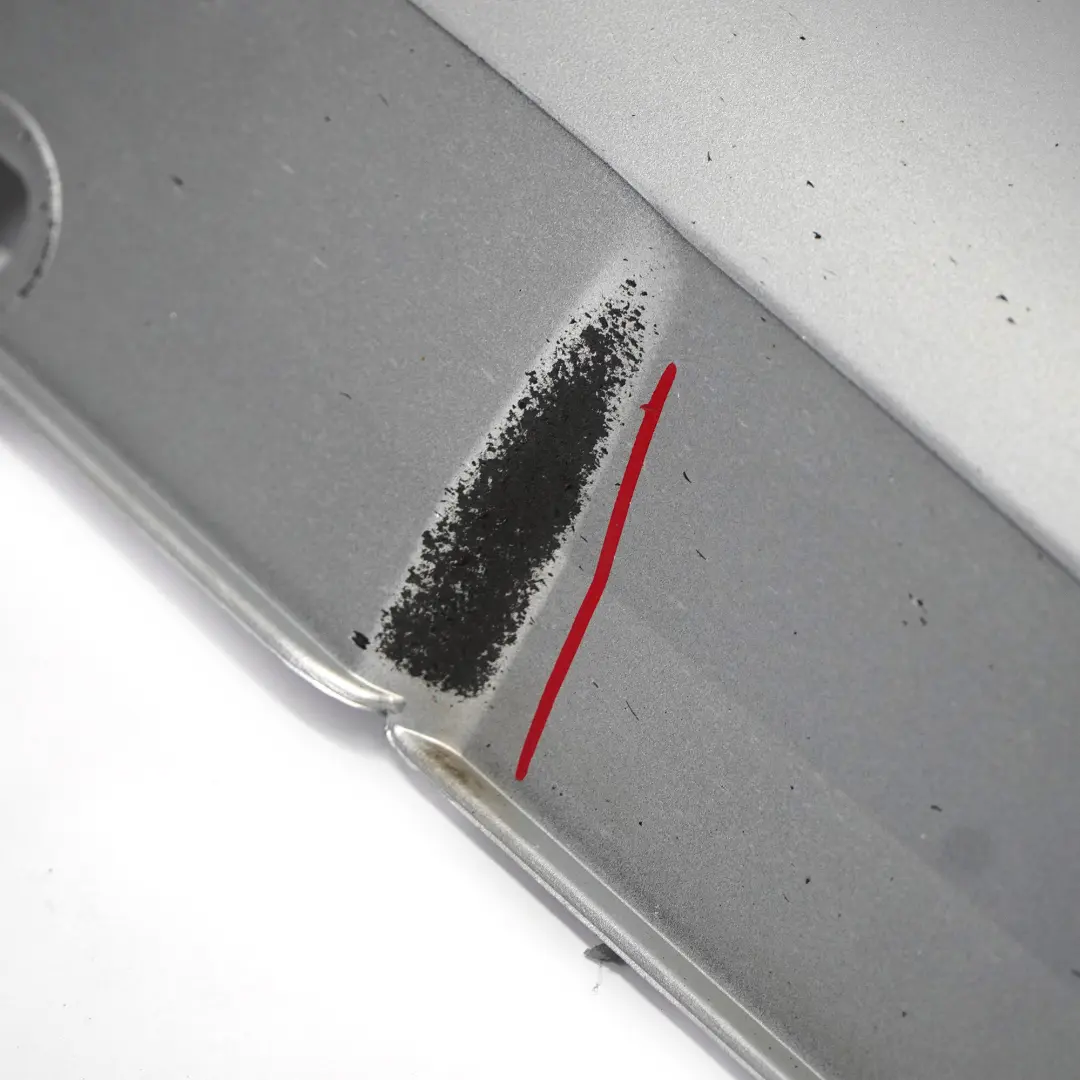 Mercedes W204 Side Skirt Door Sill Cover Right O/S Iridium Silver Metallic - 775 - SKU A2046981454-IRS1 - Part number A2046981454