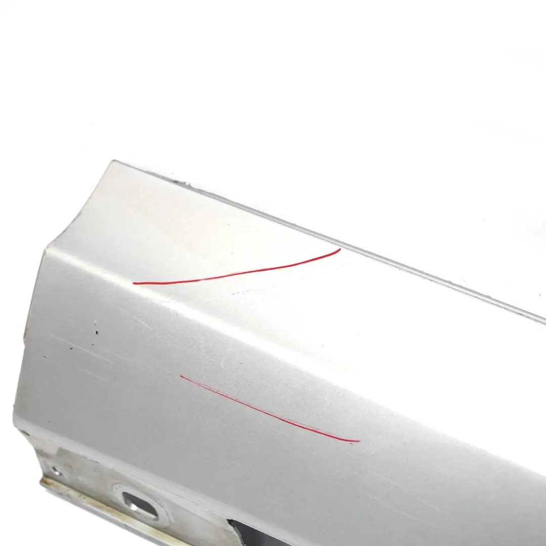 Mercedes W204 Side Skirt Door Sill Cover Right O/S Iridium Silver Metallic - 775 - SKU A2046981454-IRS2 - Part number A2046981454