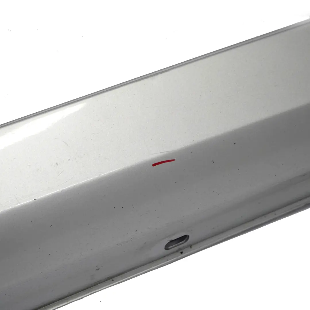 Mercedes W204 Side Skirt Door Sill Cover Right O/S Iridium Silver Metallic - 775 - SKU A2046981454-IRS2 - Part number A2046981454