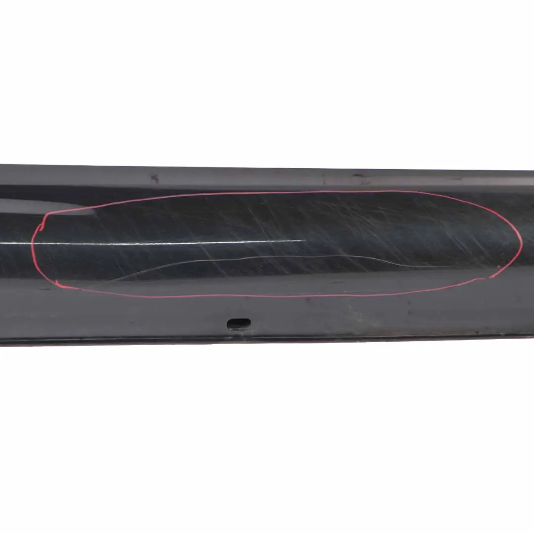 Mercedes W204 Side Skirt Cover Door Sill Panel Right O/S Magnetite Black - 183 - SKU A2046981454-MTS - Part number A2046981454