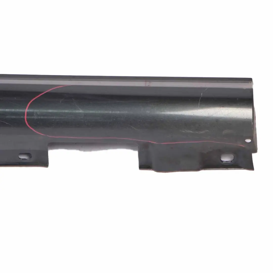 Mercedes W204 Side Skirt Cover Door Sill Panel Right O/S Magnetite Black - 183 - SKU A2046981454-MTS - Part number A2046981454