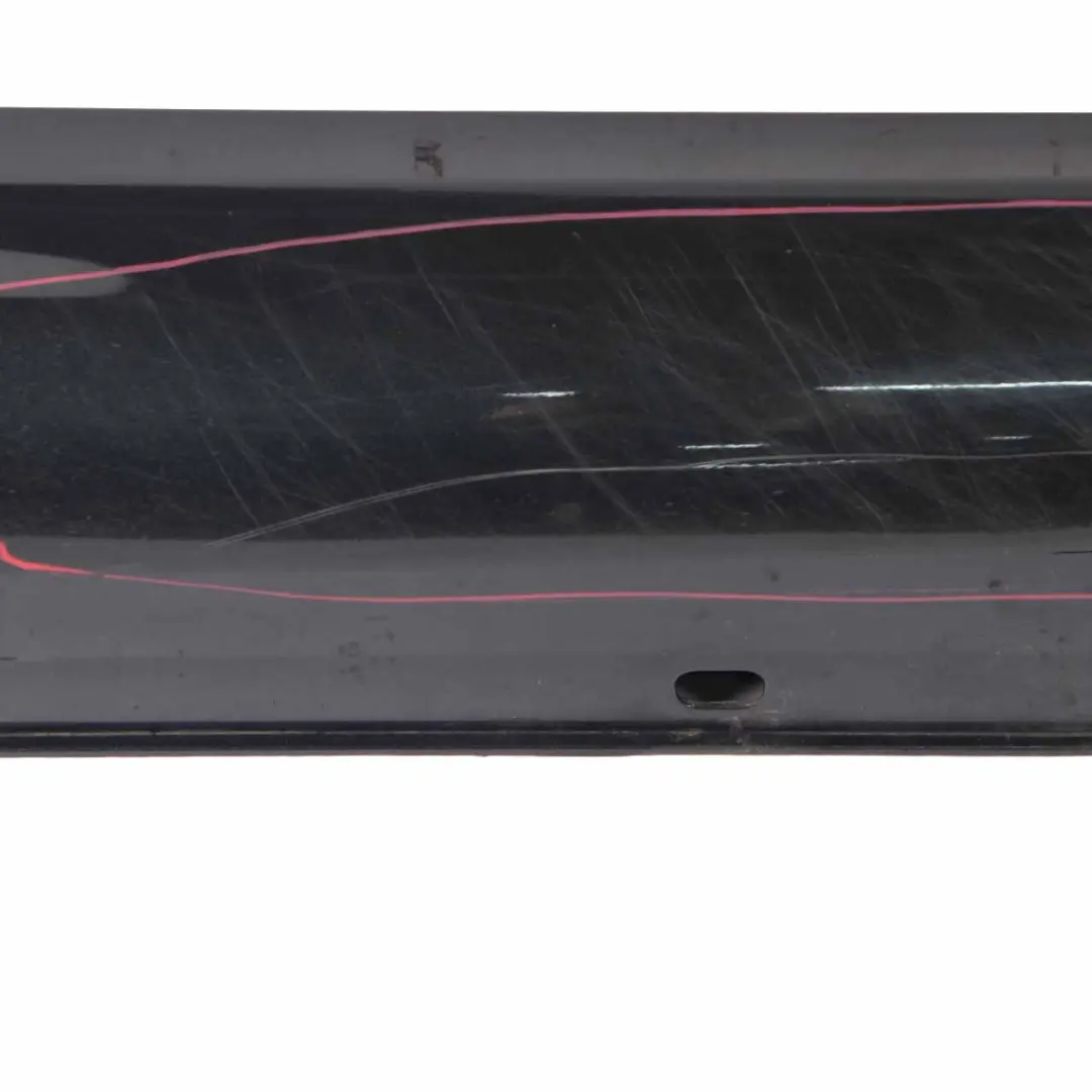 Mercedes W204 Side Skirt Cover Door Sill Panel Right O/S Magnetite Black - 183 - SKU A2046981454-MTS - Part number A2046981454
