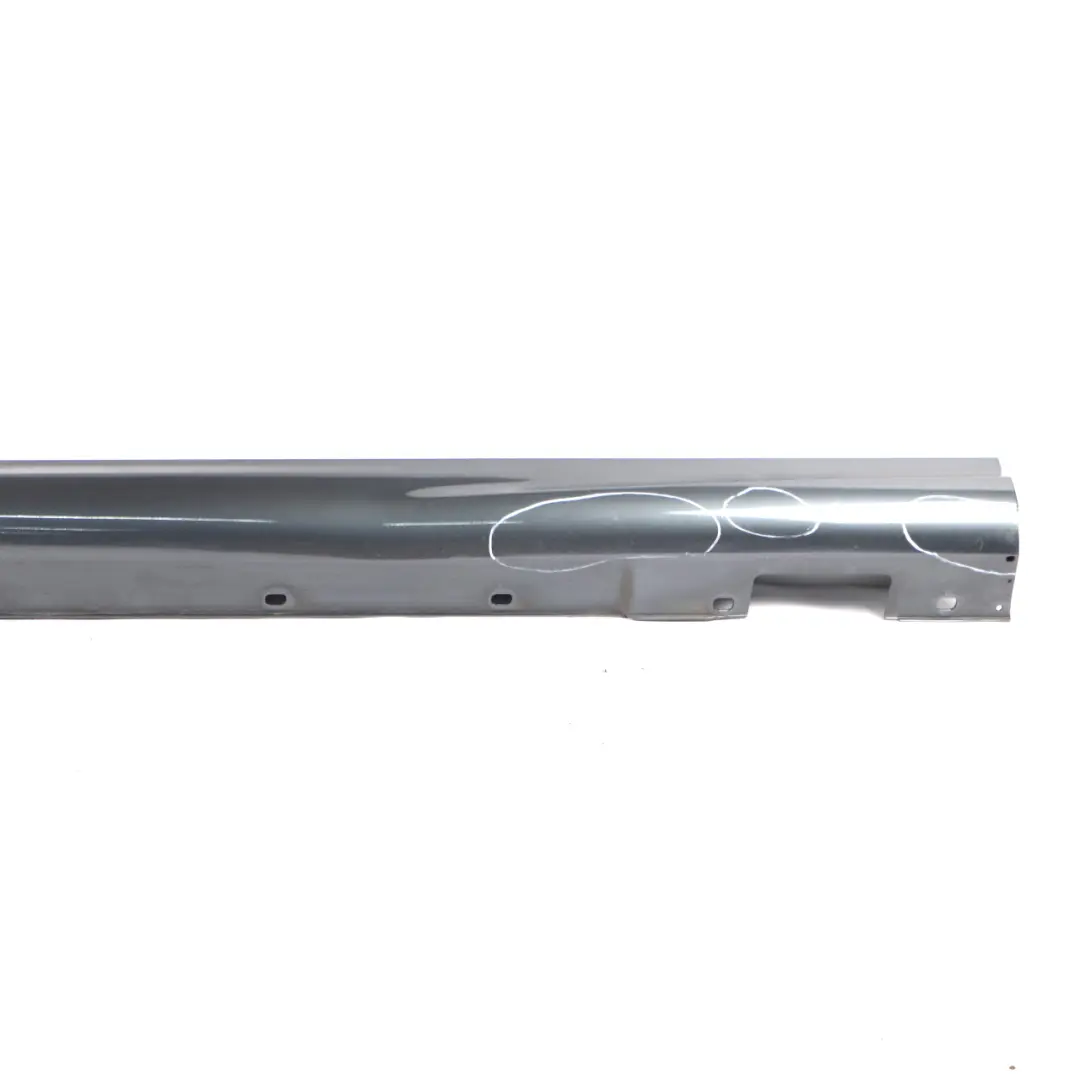 Side Skirt Door Sill Cover Right O/S Tenorite Grey Metallic - 755 to Mercedes W204 with Part number A2046981454 Mercedes W204 Side Skirt Door Sill Cover Right O/S Tenorite Grey Metallic - 755 - SKU A2046981454-TNG - Part number A2046981454
