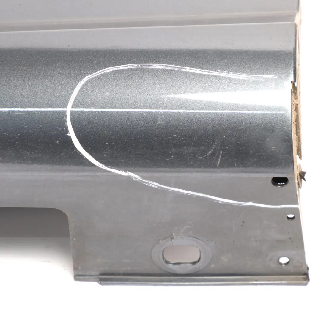 Side Skirt Door Sill Cover Right O/S Tenorite Grey Metallic - 755 to Mercedes W204 with Part number A2046981454 Mercedes W204 Side Skirt Door Sill Cover Right O/S Tenorite Grey Metallic - 755 - SKU A2046981454-TNG - Part number A2046981454
