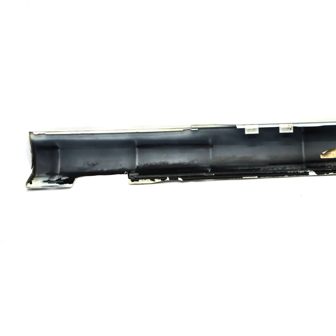 Side Skirt Door Sill Cover Left N/S Calcite White 650 Mercedes C204 AMG - SKU A2046982554-CW - Part number A2046982554