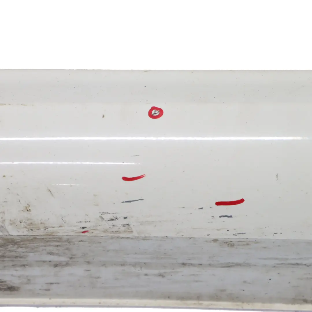 Side Skirt Door Sill Cover Left N/S Calcite White 650 Mercedes C204 AMG - SKU A2046982554-CW - Part number A2046982554
