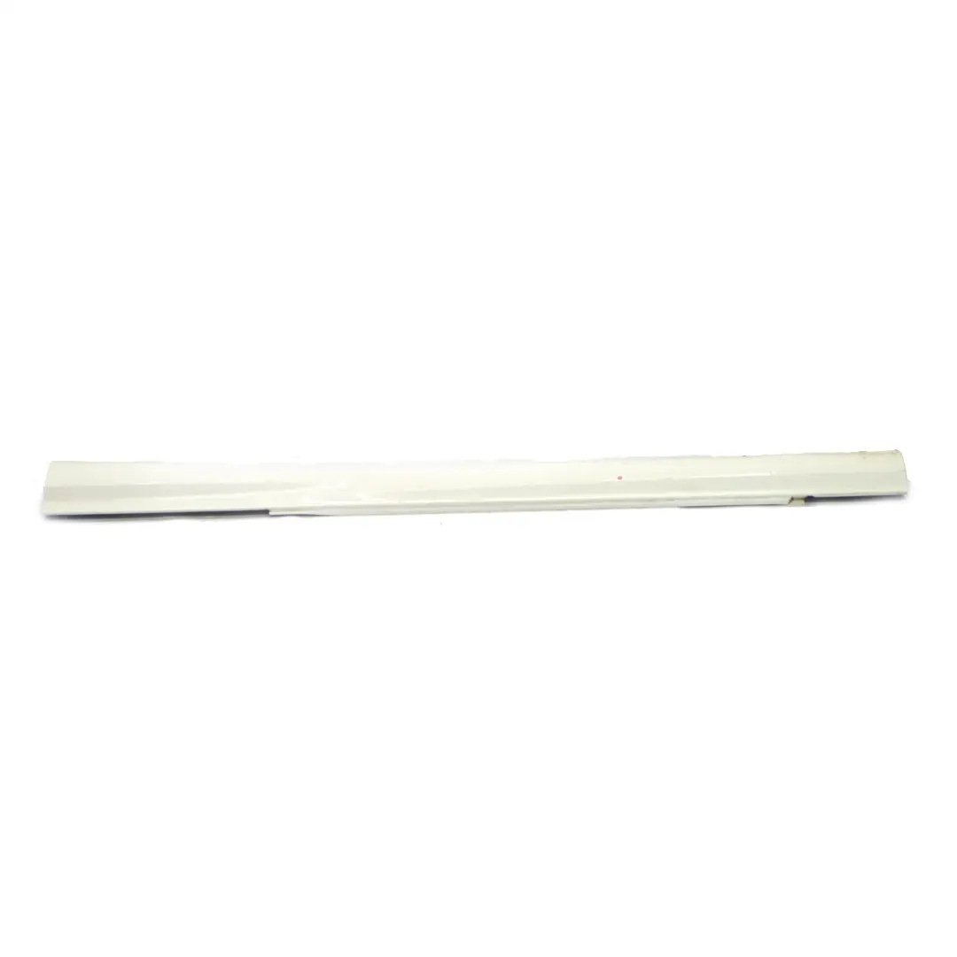 Side Skirt Door Sill Cover Left N/S Calcite White 650 Mercedes C204 AMG - SKU A2046982554-CW - Part number A2046982554