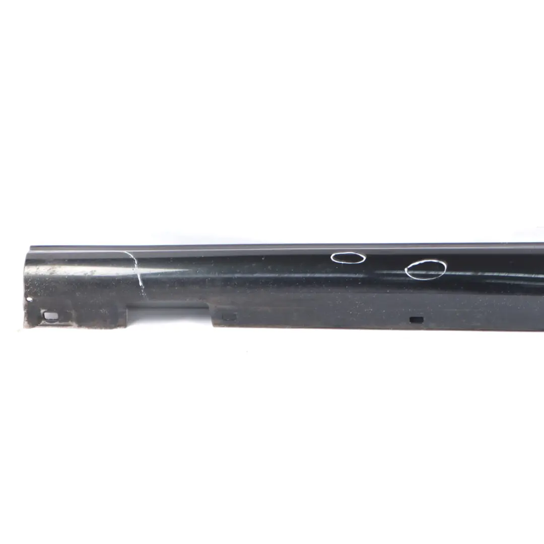 Side Skirt Door Sill Cover Left N/S Magnetite Black - 183 to Mercedes C204 AMG with Part number A2046982554 Mercedes C204 AMG Side Skirt Door Sill Cover Left N/S Magnetite Black - 183 - SKU A2046982554-MTS - Part number A2046982554