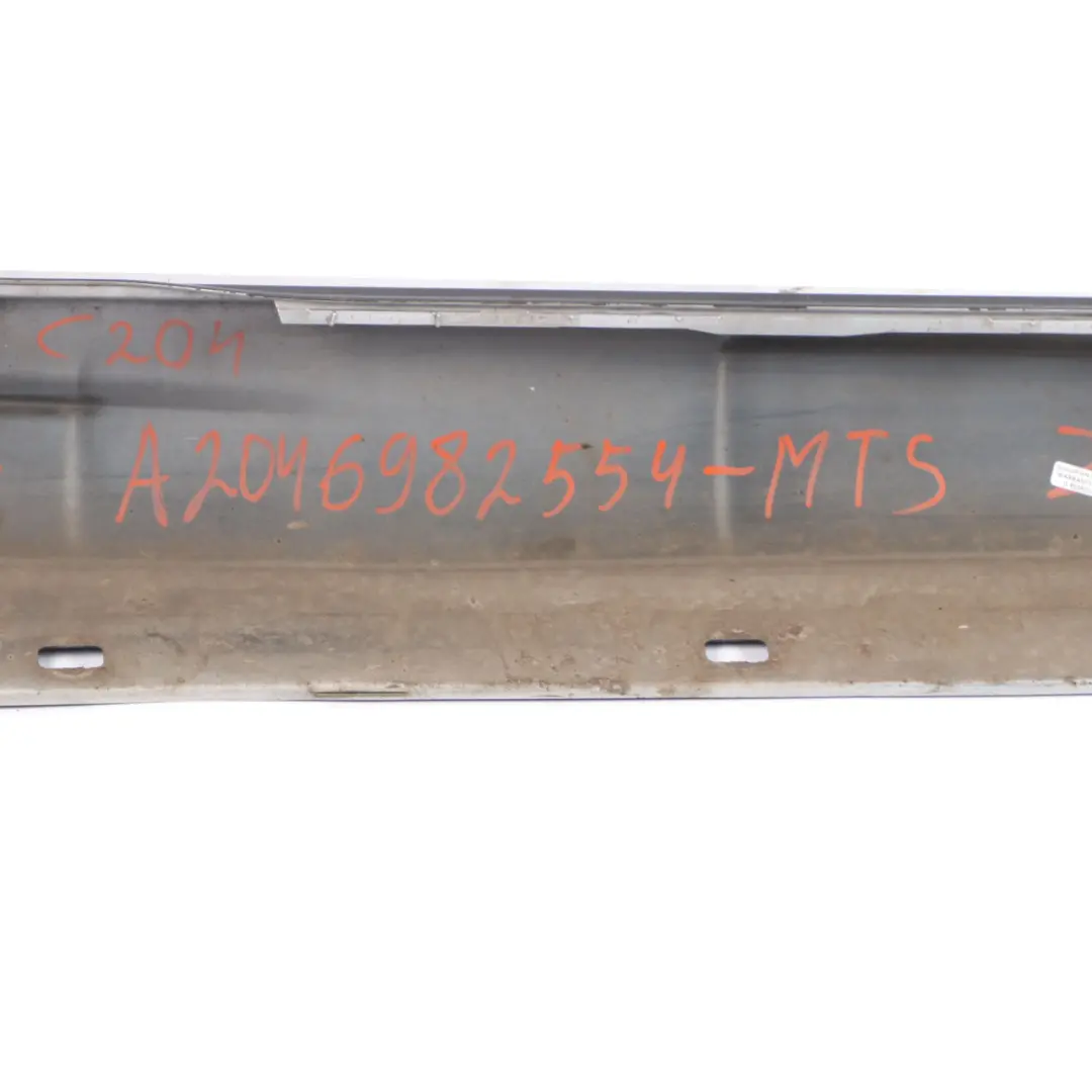 Mercedes C204 AMG Side Skirt Door Sill Cover Left N/S Magnetite Black - 183 - SKU A2046982554-MTS - Part number A2046982554