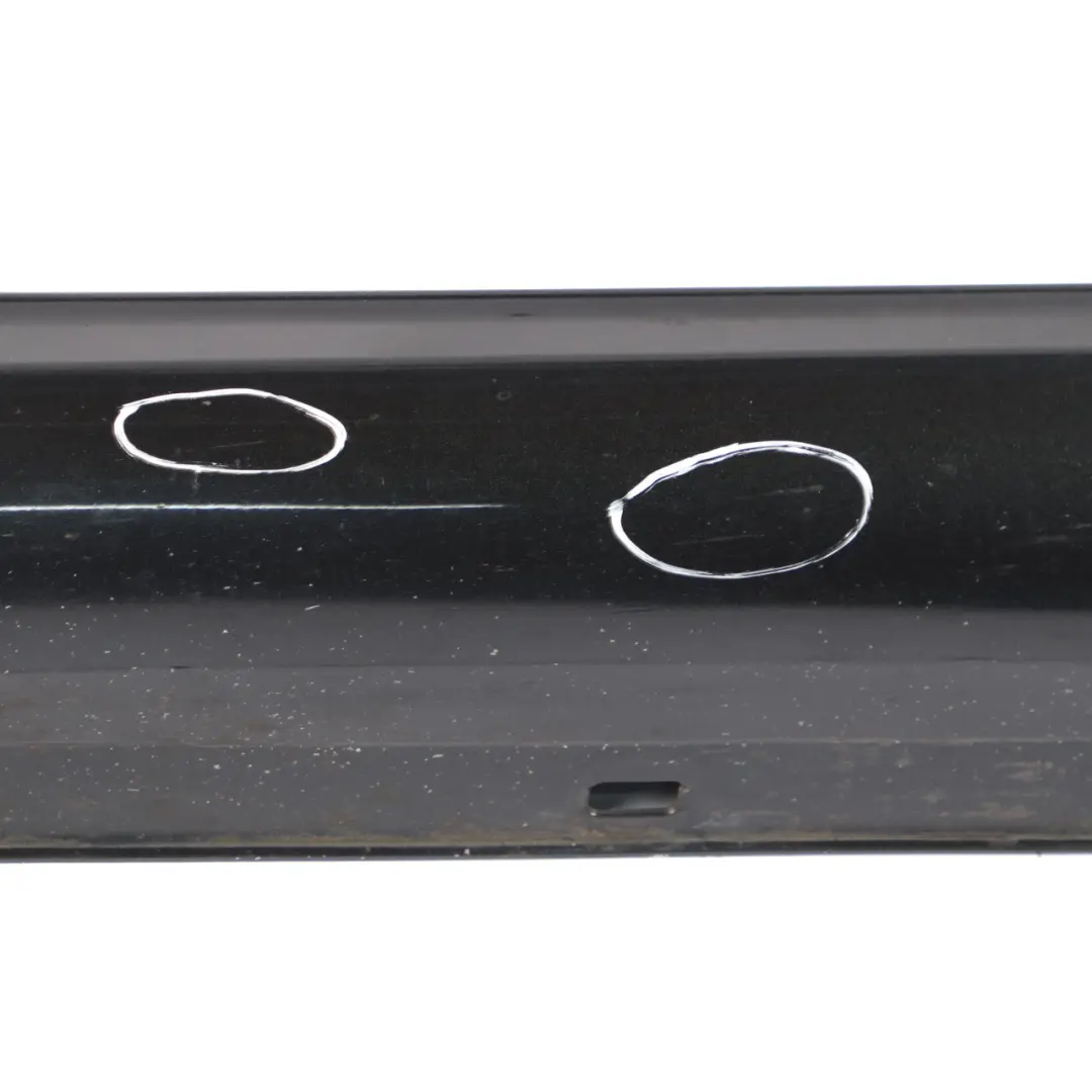Side Skirt Door Sill Cover Left N/S Magnetite Black - 183 to Mercedes C204 AMG with Part number A2046982554 Mercedes C204 AMG Side Skirt Door Sill Cover Left N/S Magnetite Black - 183 - SKU A2046982554-MTS - Part number A2046982554