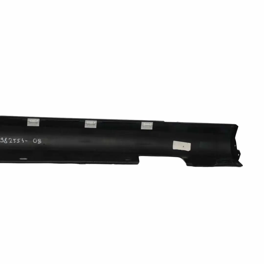 Mercedes C204 AMG Side Skirt Styling Door Sill Cover Left N/S Obsidian Black 197 - SKU A2046982554-OB - Part number A2046982554