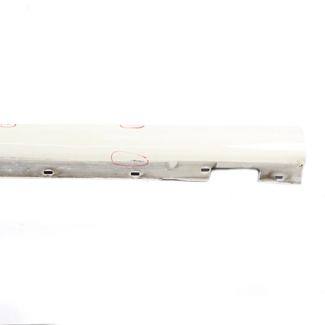 Side Skirt Styling Door Sill Cover Left N/S Polar White - 149 to Mercedes C204 AMG with Part number A2046982554 Mercedes C204 AMG Side Skirt Styling Door Sill Cover Left N/S Polar White - 149 - SKU A2046982554-POL - Part number A2046982554