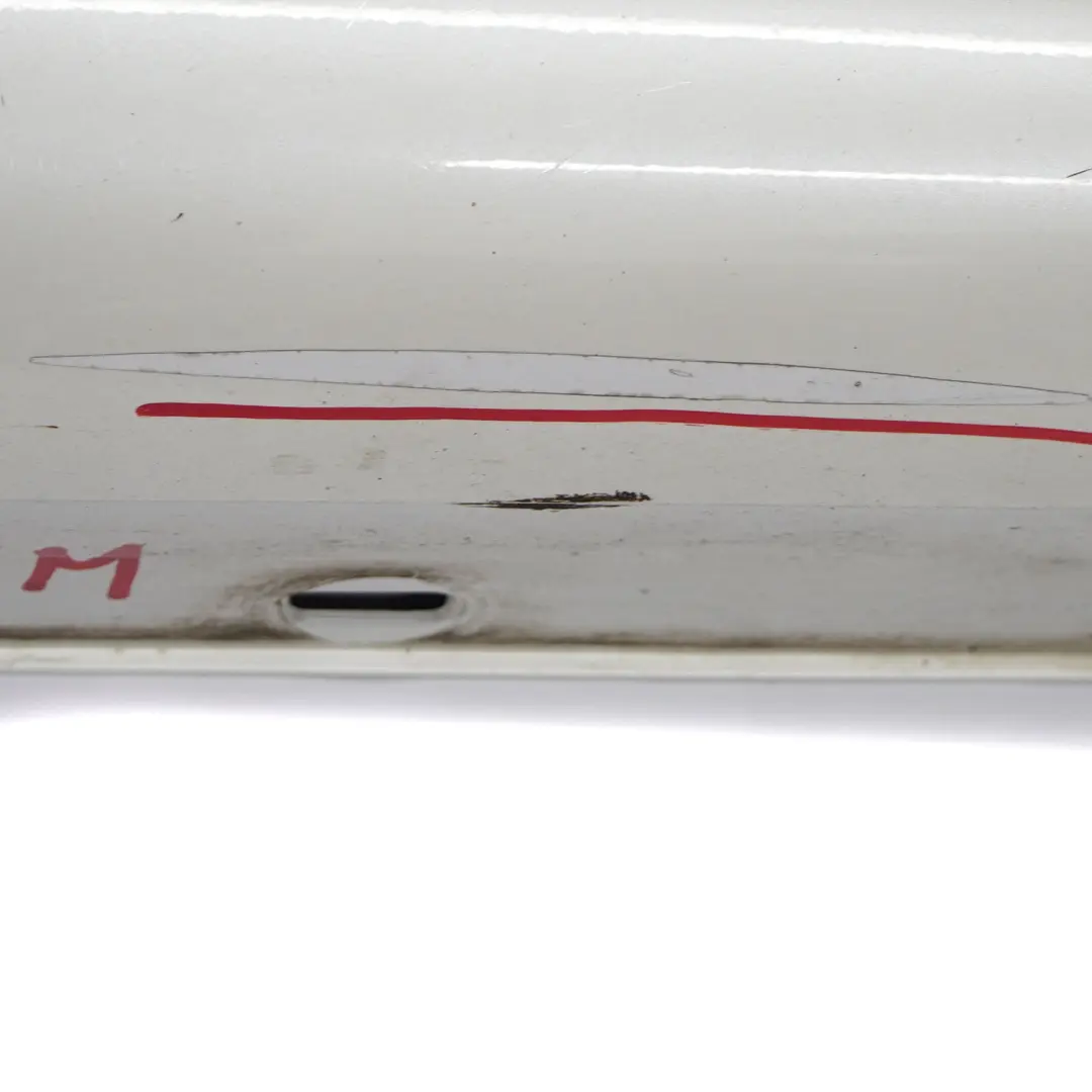 Styling Side Skirt Door Sill Cover Right O/S Diamond White 799 to Mercedes C204 AMG with Part number A2046982654 Mercedes C204 AMG Styling Side Skirt Door Sill Cover Right O/S Diamond White 799 - SKU A2046982654-DWM - Part number A2046982654