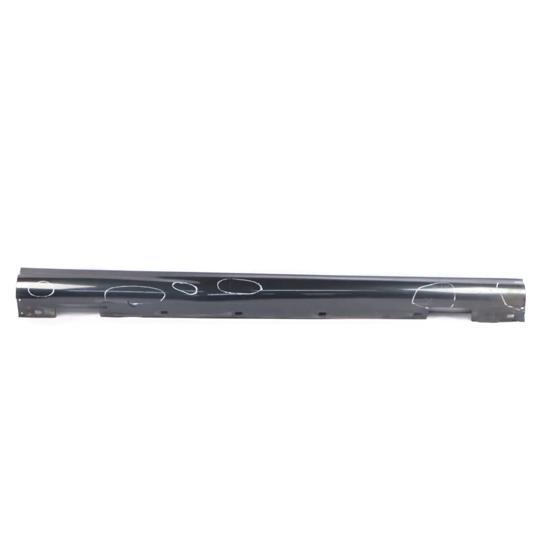 Side Skirt Door Sill Cover Right O/S Magnetite Black - 183 to Mercedes C204 AMG with Part number A2046982654 Mercedes C204 AMG Side Skirt Door Sill Cover Right O/S Magnetite Black - 183 - SKU A2046982654-MTS - Part number A2046982654