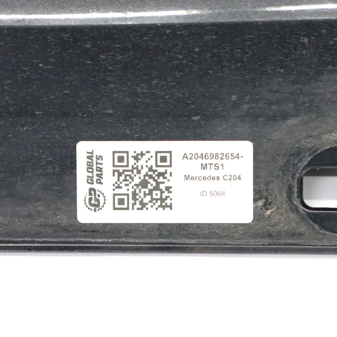 Side Skirt Door Sill Cover Right O/S Magnetite Black - 183 to Mercedes C204 AMG with Part number A2046982654 Mercedes C204 AMG Side Skirt Door Sill Cover Right O/S Magnetite Black - 183 - SKU A2046982654-MTS1 - Part number A2046982654