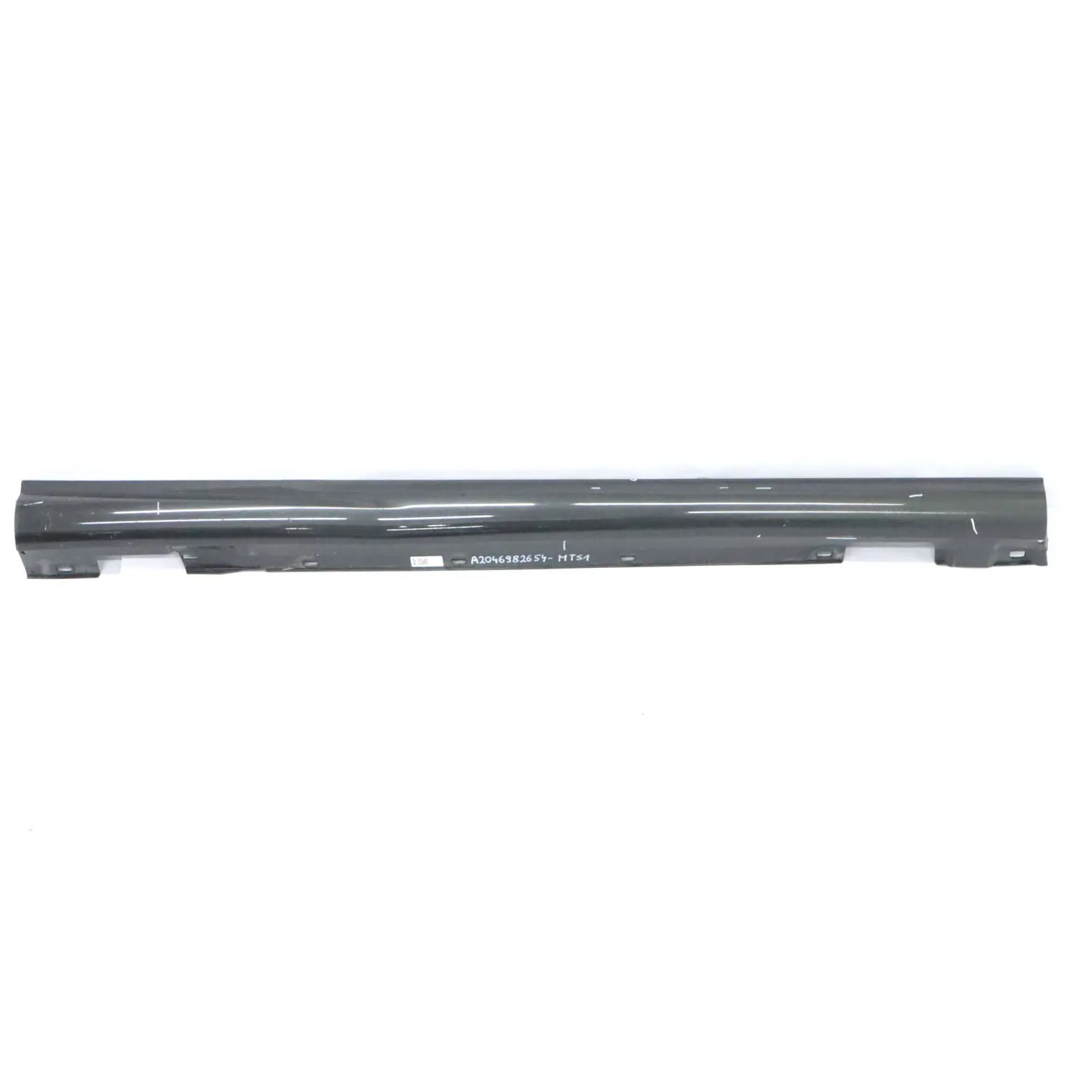 Faldón lateral Mercedes C204 AMG Cubre umbral derecho Negro magnetita - 183