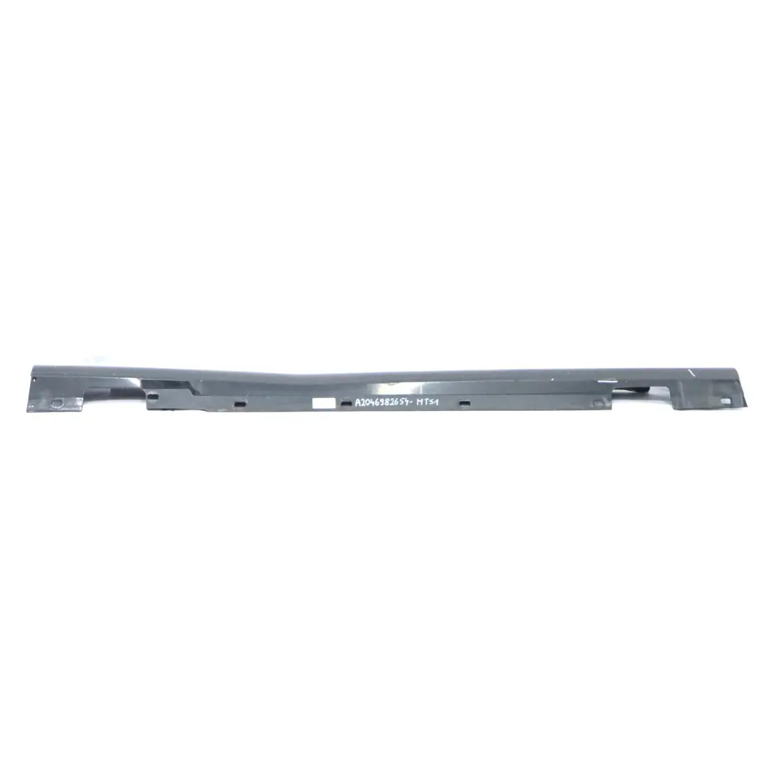 Mercedes C204 AMG Side Skirt Door Sill Cover Right O/S Magnetite Black - 183 - SKU A2046982654-MTS1 - Part number A2046982654