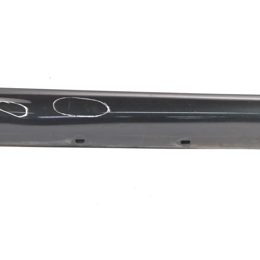 Side Skirt Door Sill Cover Right O/S Magnetite Black - 183 to Mercedes C204 AMG with Part number A2046982654 Mercedes C204 AMG Side Skirt Door Sill Cover Right O/S Magnetite Black - 183 - SKU A2046982654-MTS - Part number A2046982654
