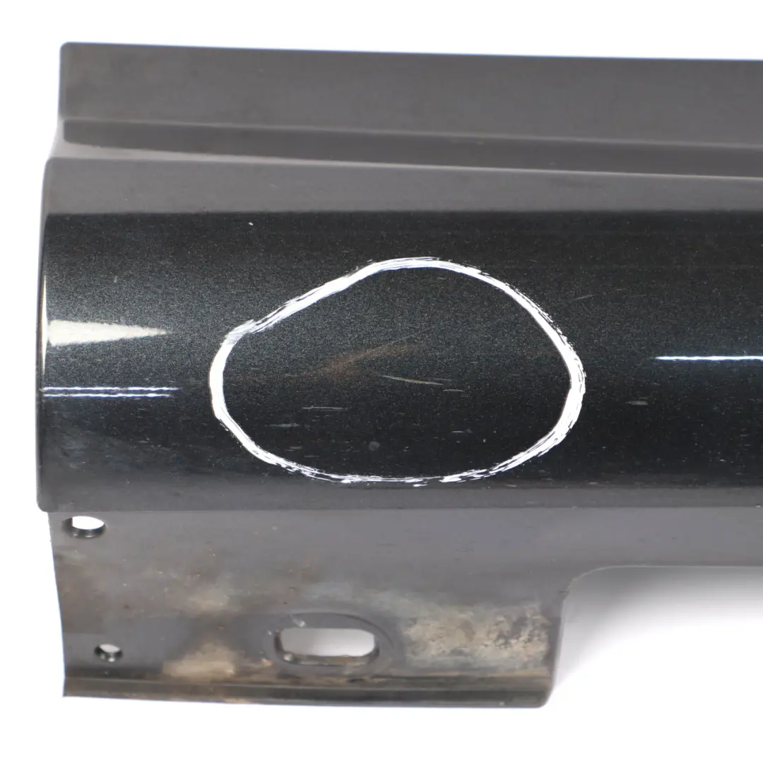 Side Skirt Door Sill Cover Right O/S Magnetite Black - 183 to Mercedes C204 AMG with Part number A2046982654 Mercedes C204 AMG Side Skirt Door Sill Cover Right O/S Magnetite Black - 183 - SKU A2046982654-MTS - Part number A2046982654