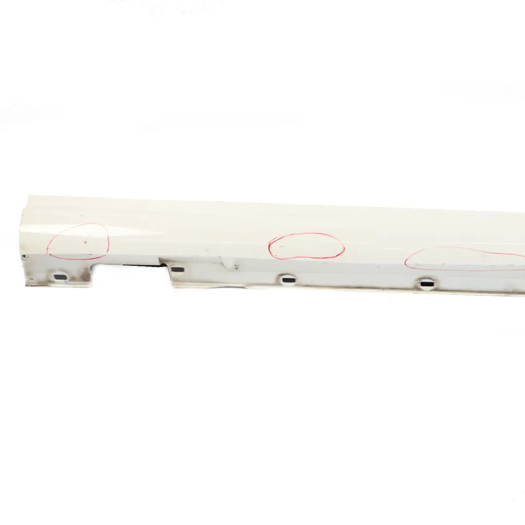 Styling Side Skirt Door Sill Cover Right O/S Polar Silver 149 to Mercedes C204 AMG with Part number A2046982654 Mercedes C204 AMG Styling Side Skirt Door Sill Cover Right O/S Polar Silver 149 - SKU A2046982654-POL - Part number A2046982654