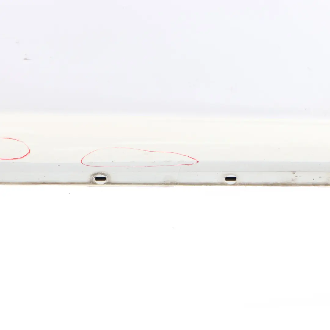 Mercedes C204 AMG Styling Side Skirt Door Sill Cover Right O/S Polar Silver 149 - SKU A2046982654-POL - Part number A2046982654