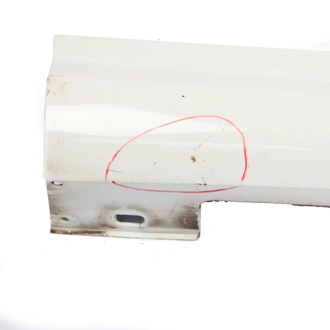 Styling Side Skirt Door Sill Cover Right O/S Polar Silver 149 to Mercedes C204 AMG with Part number A2046982654 Mercedes C204 AMG Styling Side Skirt Door Sill Cover Right O/S Polar Silver 149 - SKU A2046982654-POL - Part number A2046982654