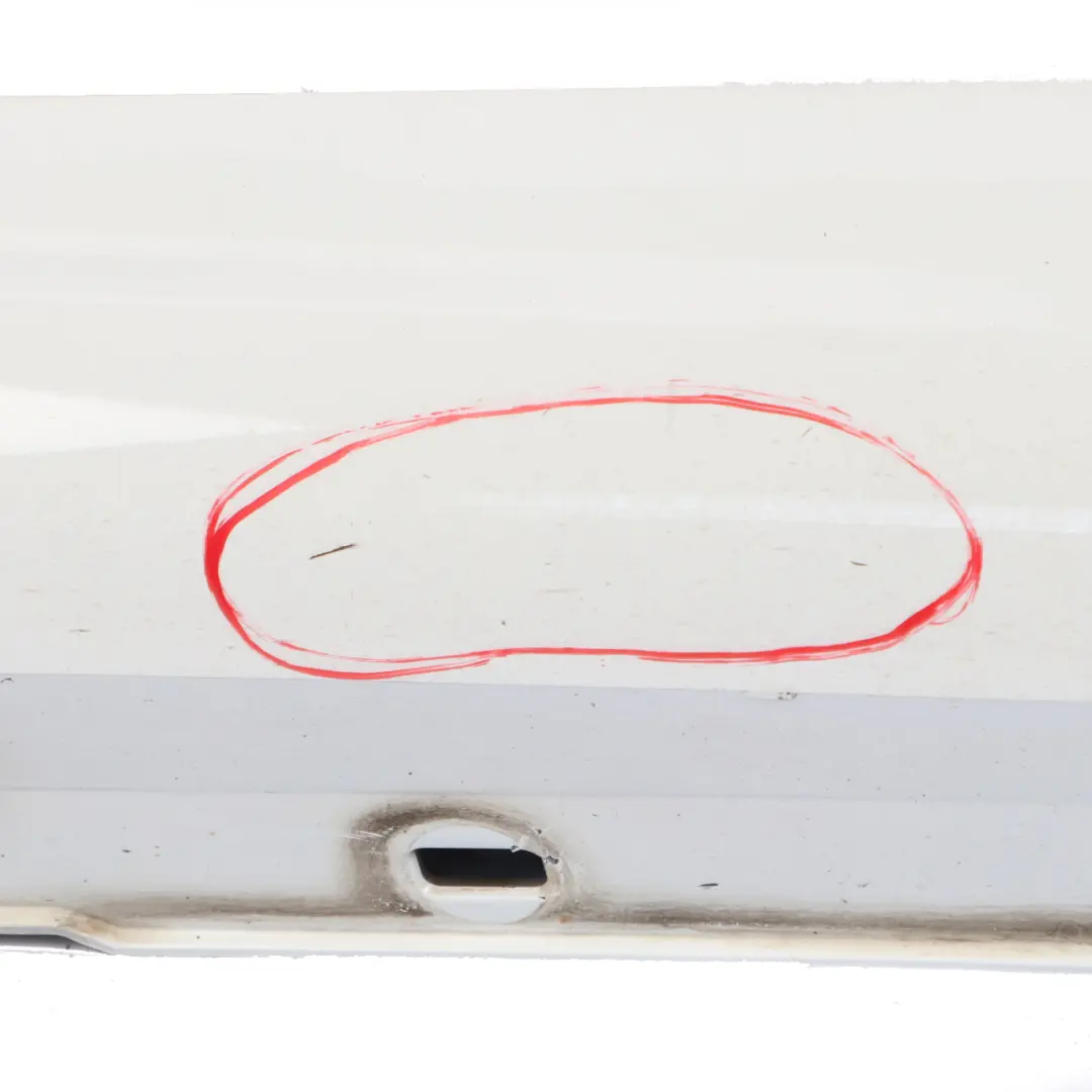 Mercedes C204 AMG Styling Side Skirt Door Sill Cover Right O/S Polar Silver 149 - SKU A2046982654-POL - Part number A2046982654