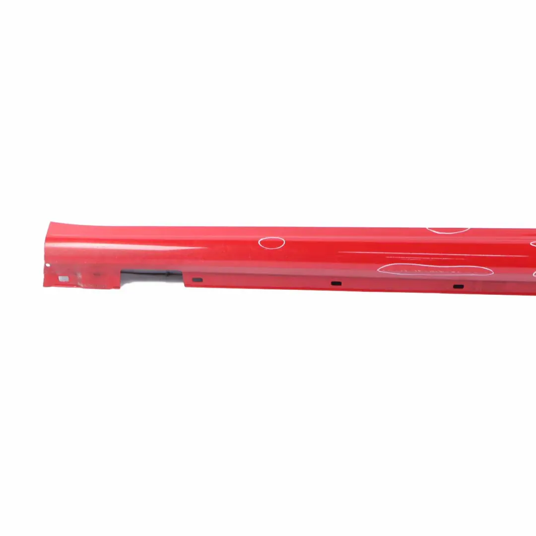 Mercedes W204 C63 Side Skirt Cover AMG Left N/S Sill Panel Fire Opal Red 590 - SKU A2046982754-FUP - Part number A2046982754