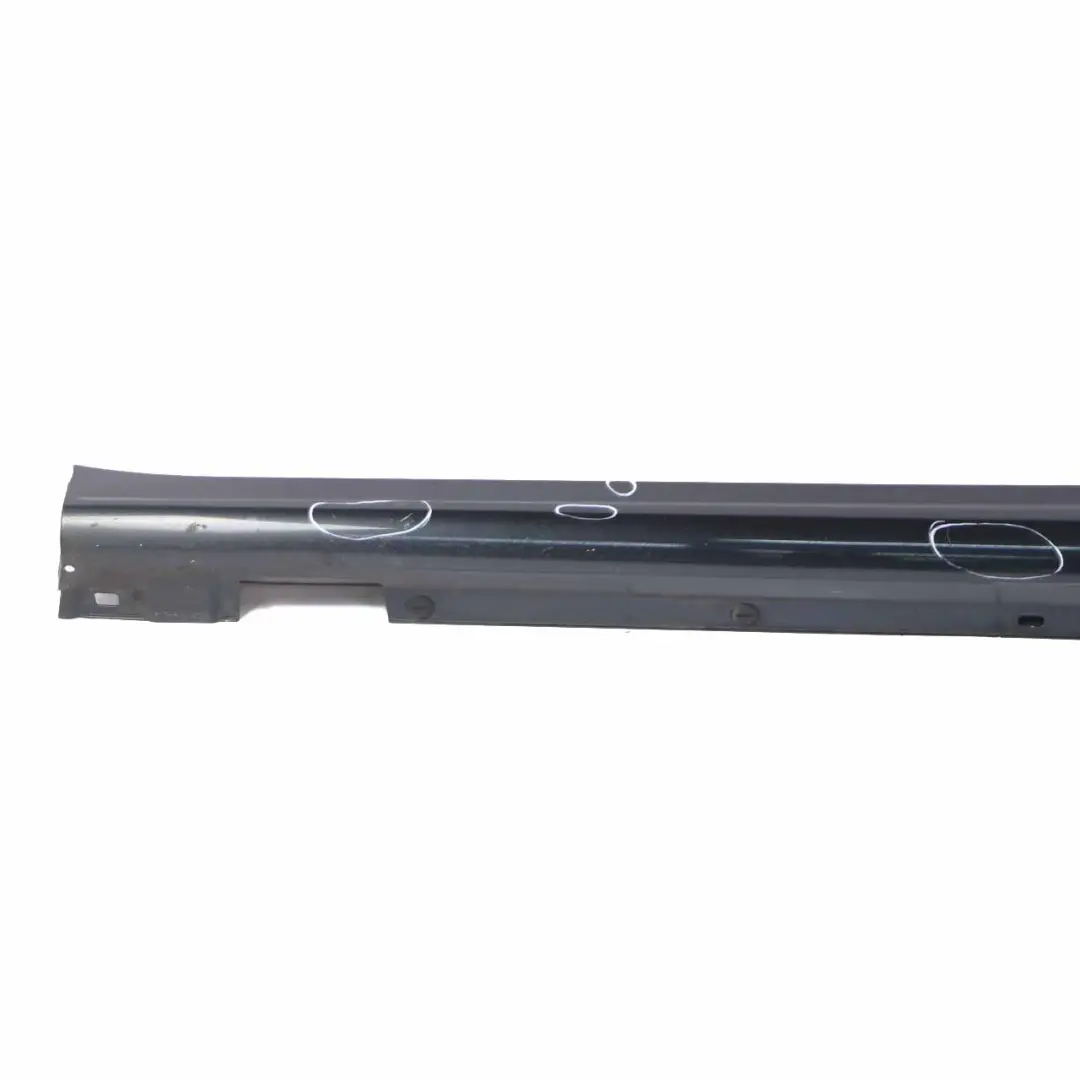 Mercedes W204 C63 Side Skirt Cover AMG Left N/S Sill Panel Magnetite Black - 183 - SKU A2046982754-MTS - Part number A2046982754