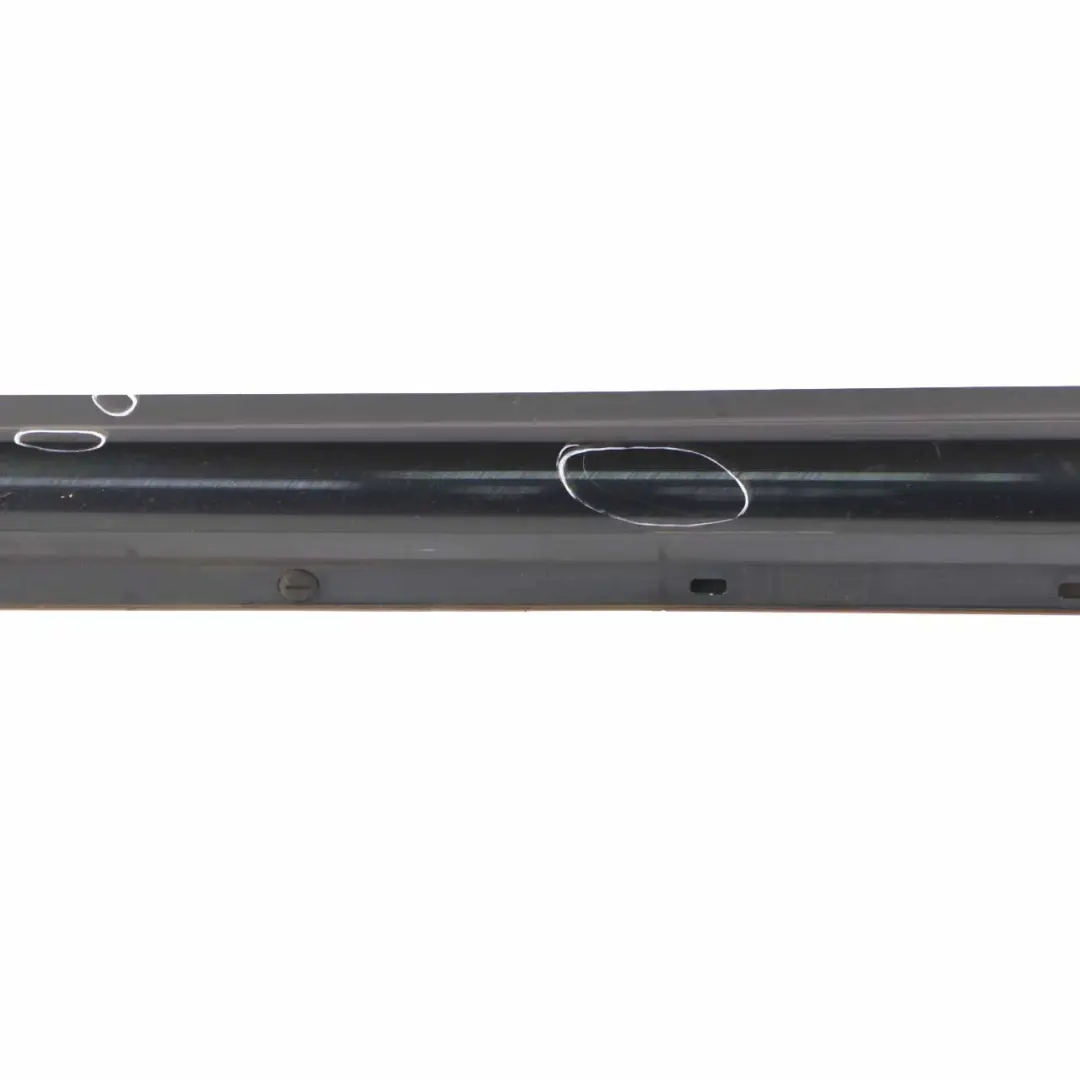Mercedes W204 C63 Side Skirt Cover AMG Left N/S Sill Panel Magnetite Black - 183 - SKU A2046982754-MTS - Part number A2046982754