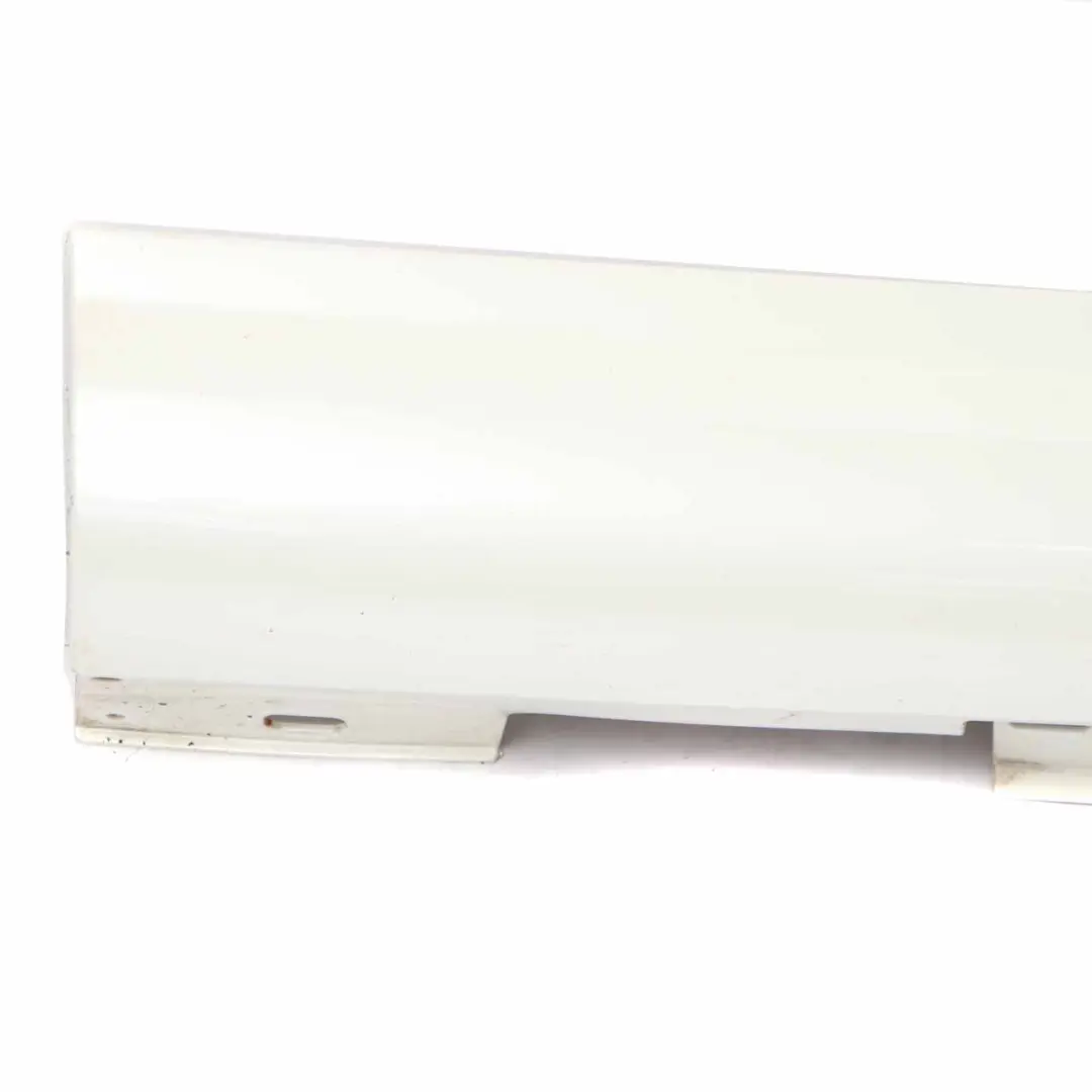 Mercedes C204 C63 Side Skirt Cover AMG Right O/S Sill Panel Diamond White - 799 - SKU A2046982854-DWM - Part number A2046982854