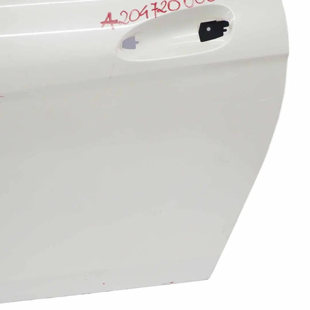Mercedes C204 Coupe Door Front Left N/S Diamond White Metallic - 799 - SKU A2047200005-DWM - Part number A2047200005