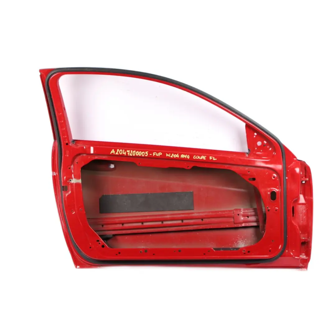 Door Front Left N/S Feueropal Fire Opal Red - 590 to Mercedes W204 Coupe with Part number A2047200005 Mercedes W204 Coupe Door Front Left N/S Feueropal Fire Opal Red - 590 - SKU A2047200005-FUP - Part number A2047200005