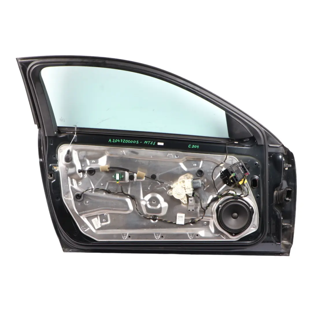 Mercedes C204 W204 Door Front Left N/S Magnetite Black Metallic - 183 - SKU A2047200005-MTS1 - Part number A2047200005