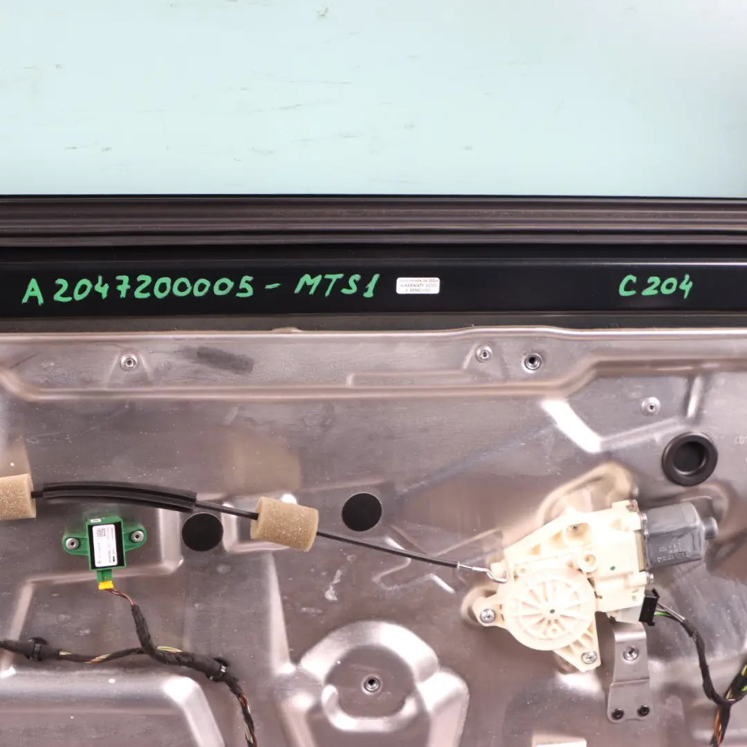 Mercedes C204 W204 Door Front Left N/S Magnetite Black Metallic - 183 - SKU A2047200005-MTS1 - Part number A2047200005