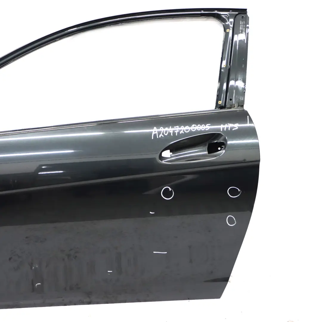 Mercedes C204 W204 Tür vorne links Magnetitschwarz Metallic - 183 - SKU A2047200005-MTS - Teilenummer A2047200005