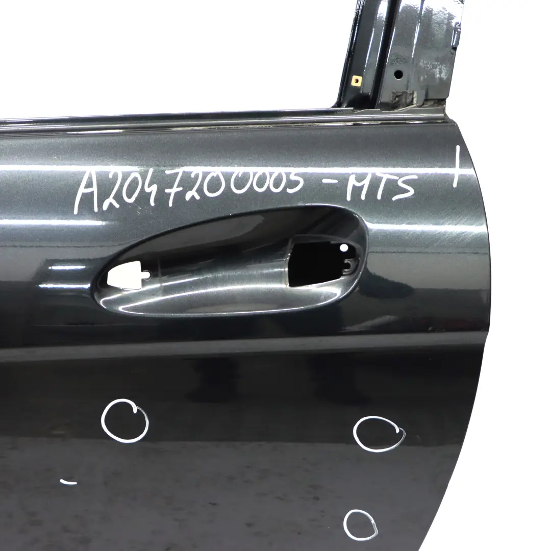 Mercedes C204 W204 Door Front Left N/S Magnetite Black Metallic - 183 - SKU A2047200005-MTS - Part number A2047200005